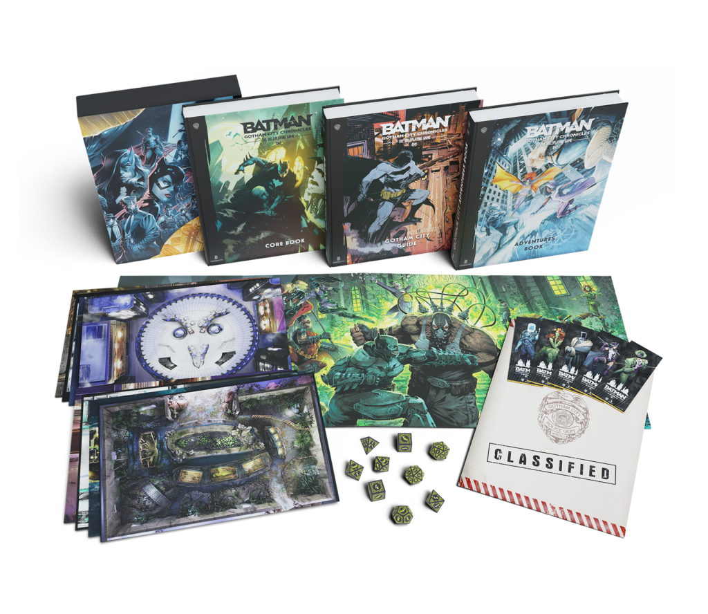 Feldherr Set Schiuma Per Batman: Gotham City Chronicles - Heroes Box, 57 Miniature, Vassoi E Topper