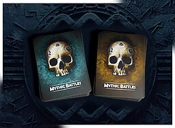 Mythic Battles - Card sleeves bundle (450 blue + 150 yellow sleeves)