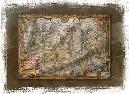 Conan: The Hyborian Age - The Roleplaying Game - Hyborian Age Cloth Map